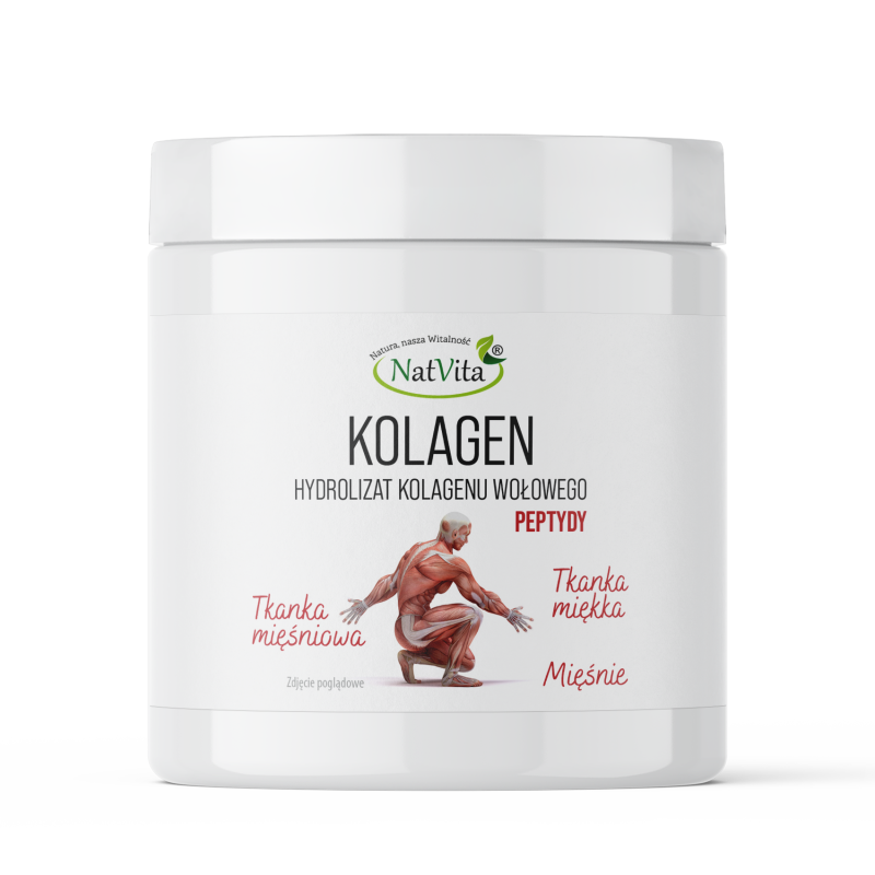 Kolagen Muscle - peptydy, hydrolizat białek kolagenowych proszek