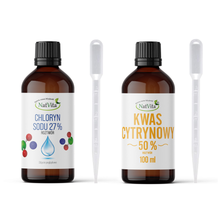 Chloryn Sodu 27% + Kwas Cytrynowy 50% - zdjęcie produktu
