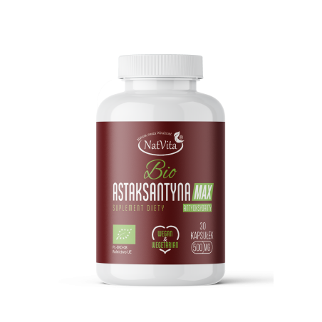 Astaksantyna BIO kapsułki VEGAN 12mg - zdjęcie produktu