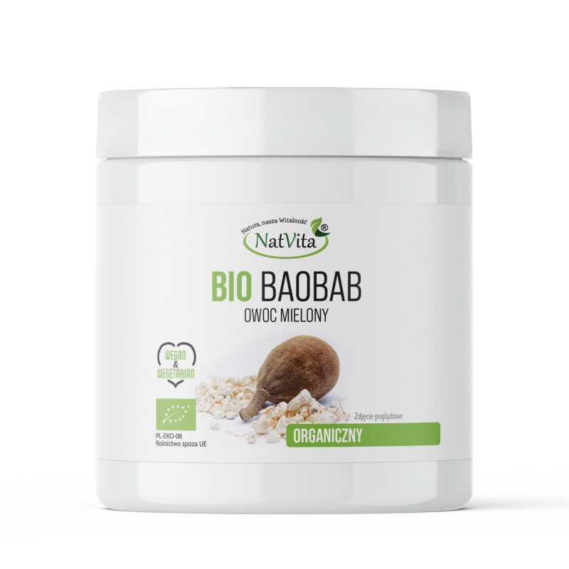 Baobab BIO owoce mielone