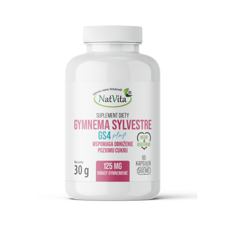 Gymnema Sylvestre Gurmar ekstrakt 25% kapsułki 500mg - zdjęcie produktu
