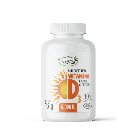 Witamina D3 5.000 IU softgel Witamina D3 5.000 IU softgel