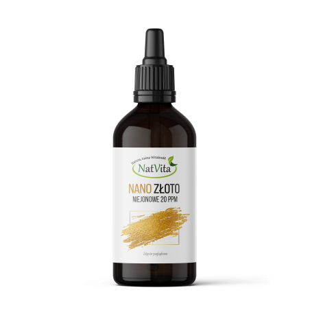 Nano Złoto (koloidalne) niejonowane  20 ppm - zdjęcie produktu