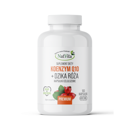 Koenzym Q10 + Dzika Róża kapsułki 400mg - zdjęcie produktu
