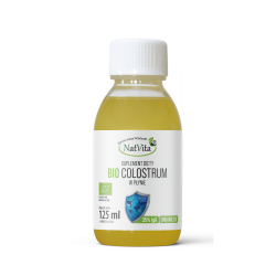 Colostrum BIO w płynie 125ml IgG (Immunoglobuliny) 35%