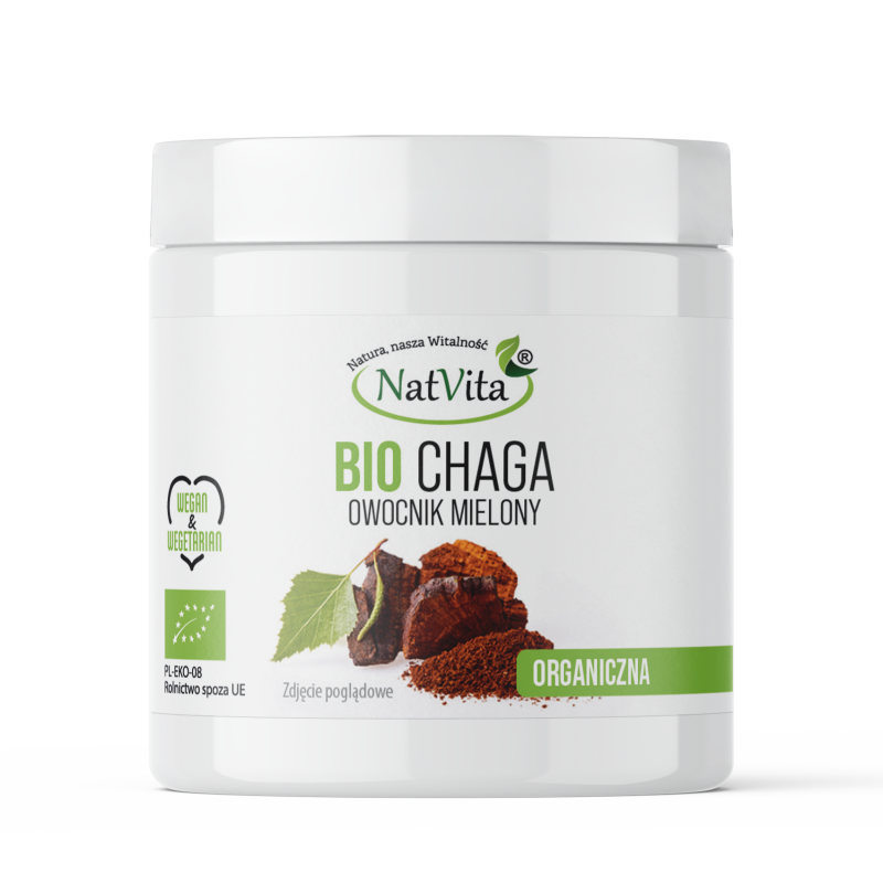Chaga BIO grzyb mielony