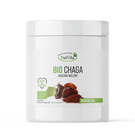 Chaga BIO grzyb mielony - zdjęcie produktu