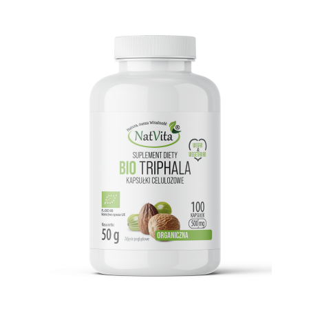 Triphala BIO kapsułki 500mg - zdjęcie produktu