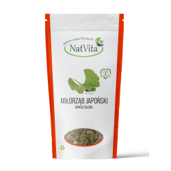 Ginkgo MIłorząb Japoński liście pocięte