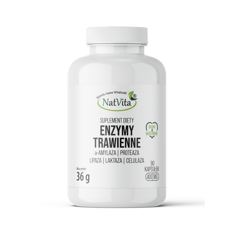 Digezyme Enzymy Trawienne w kapsułkach 400mg