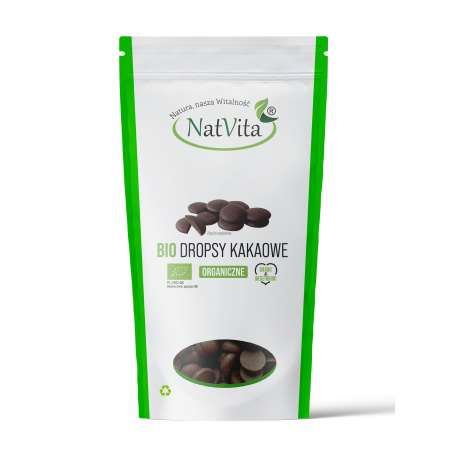 Kakao Ceremonialne BIO Dropsy 100% masy kakaowej - zdjęcie produktu