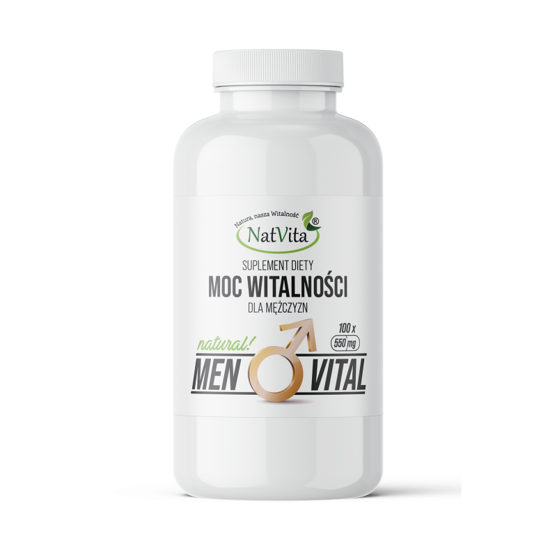 Moc Witalności dla mężczyzn kapsułki 550mg
