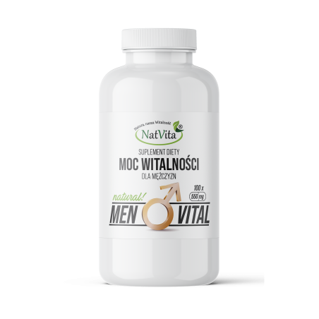 Moc Witalności dla mężczyzn kapsułki 550mg - zdjęcie produktu