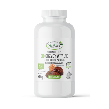 Grzyby Witalne BIO kapsułki 400mg - zdjęcie produktu