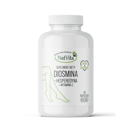 Diosmina + Hesperydyna + Witamina C kapsułki 500mg - zdjęcie produktu