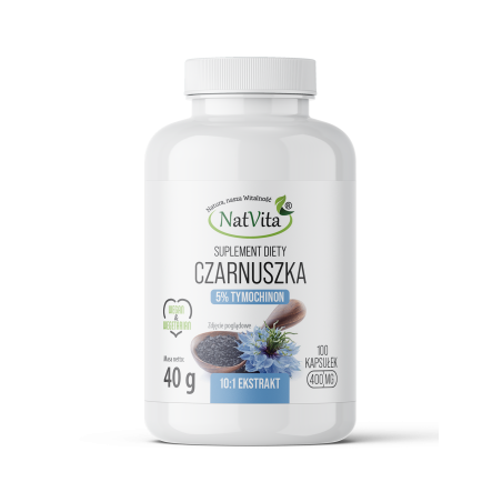 Nigellin Czarnuszka ekstarkt kapsułki 400mg - zdjęcie produktu