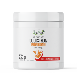 Colostrum 60% Ig liofilizowane