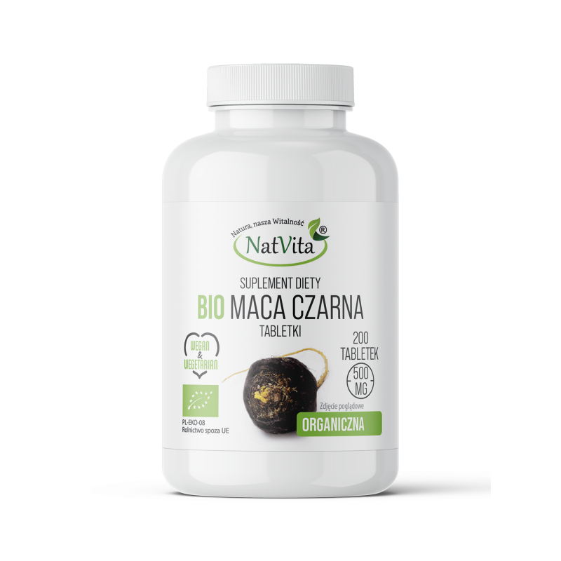 Maca BIO czarna tabletki 500mg