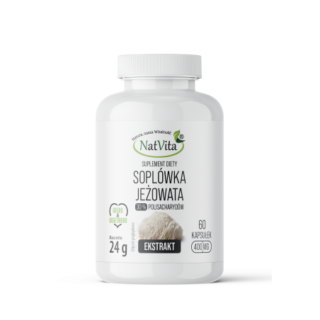 Soplówka Jeżowata ekstrakt 30% kapsułki 400mg - zdjęcie produktu