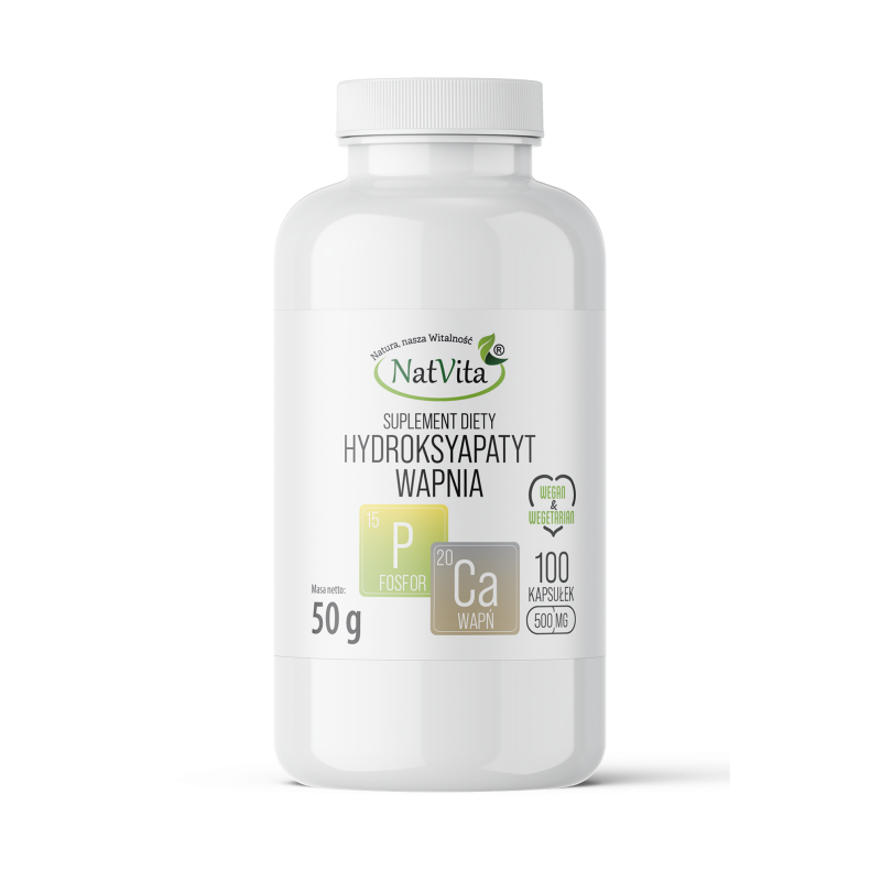 Hydroksyapatyt wapnia kapsułki 500mg