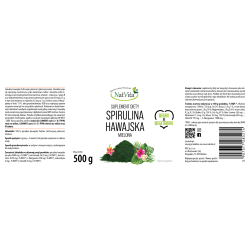 Spirulina Hawajska algi mielone