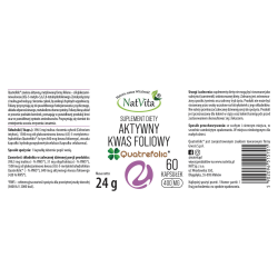 Kwas Foliowy Quatrefolic (aktywny) kapsułki 400mg