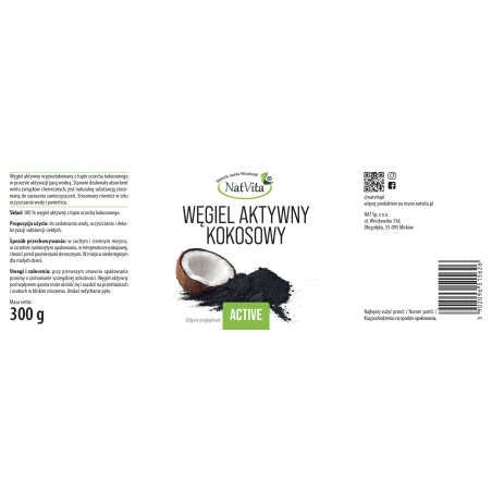 Węgiel Aktywny z kokosa - zdjęcie produktu
