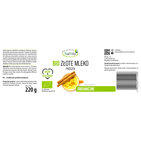 Złote Mleko BIO - zdjęcie produktu