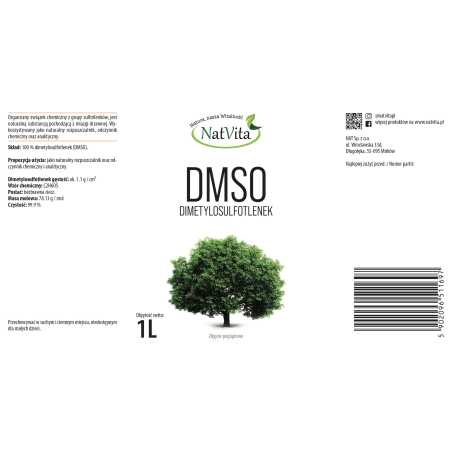 DMSO Dimetylosulfotlenek 99,99 % naturalny rozpuszczalnik - zdjęcie produktu