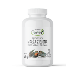 MAŁŻA ZIELONA NOWOZELANDZKA kapsułki 600mg