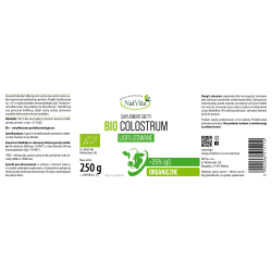 Colostrum BIO proszek liofilizowany 25% IgG