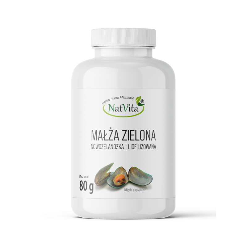 MAŁŻA ZIELONA NOWOZELANDZKA liofilizowana mielona
