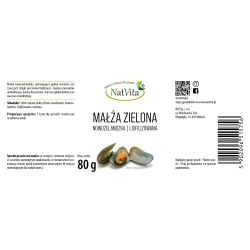 MAŁŻA ZIELONA NOWOZELANDZKA liofilizowana mielona