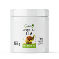 CLA 80% (sprzężony kwas linolowy) kapsułki softgel 1000mg