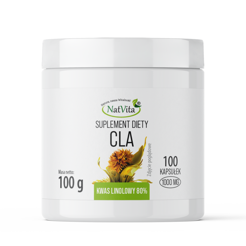 CLA 80% (sprzężony kwas linolowy) kapsułki softgel 1000mg