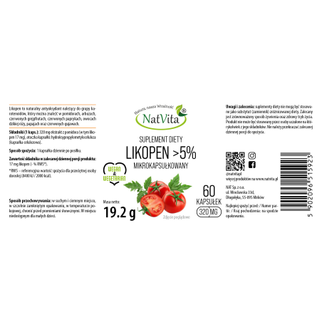 LIKOPEN MIKROKAPSUŁKOWANY kapsułki 320mg - zdjęcie produktu