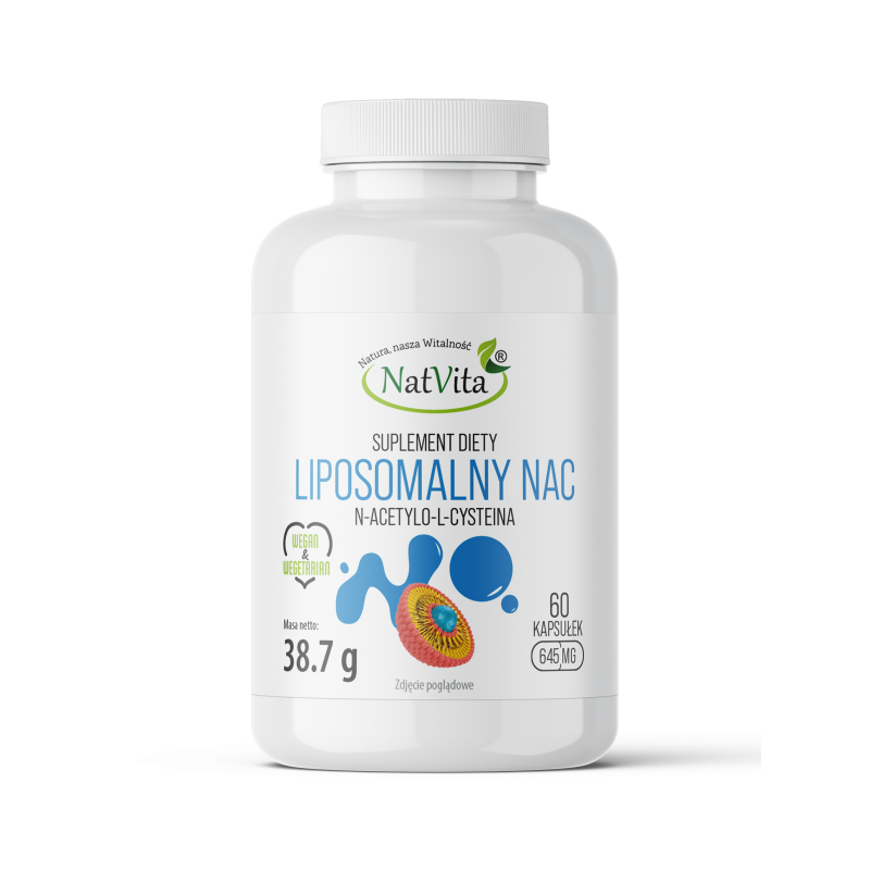 NAC N-ACETYLO-L-CYSTEINA liposomalny kapsułki 645mg