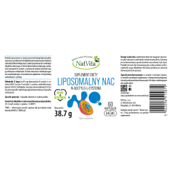 NAC N-ACETYLO-L-CYSTEINA liposomalny kapsułki 645mg