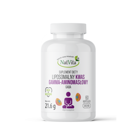 KWAS GAMMA-AMINOMASŁOWY GABA liposomalny kapsułki 360mg - zdjęcie produktu