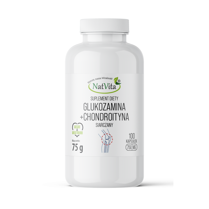 Glukozamina + Chondroityna 2:1 kapsułki 750mg