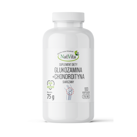 Glukozamina + Chondroityna 2:1 kapsułki 750mg - zdjęcie produktu