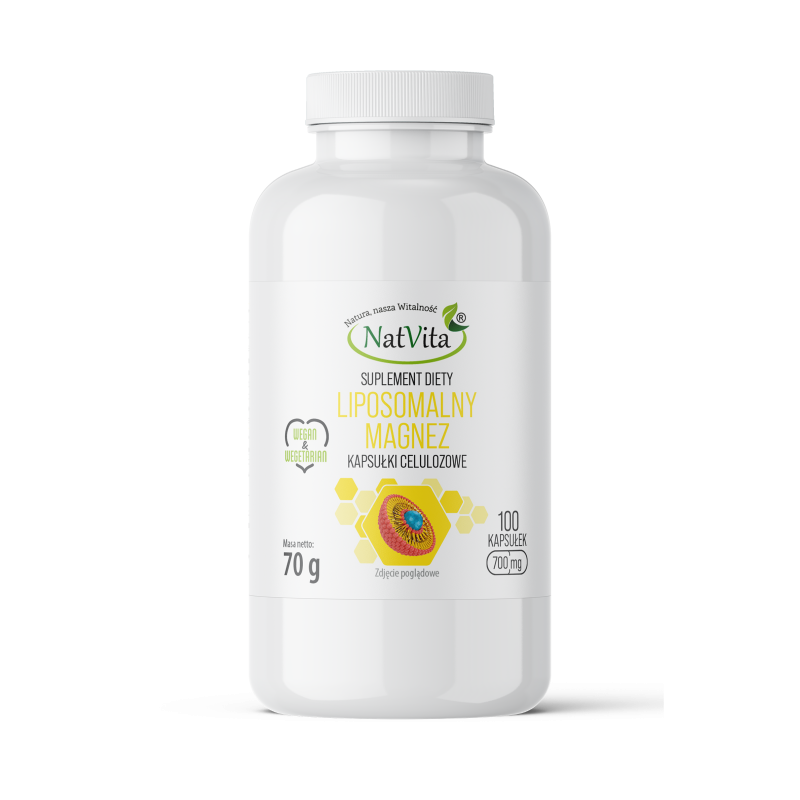 Magnez (cytrynian magnezu) liposomalny kapsułki 700mg