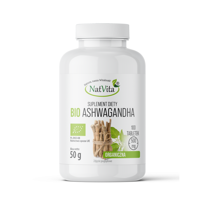 Ashwagandha BIO tabletki 500mg