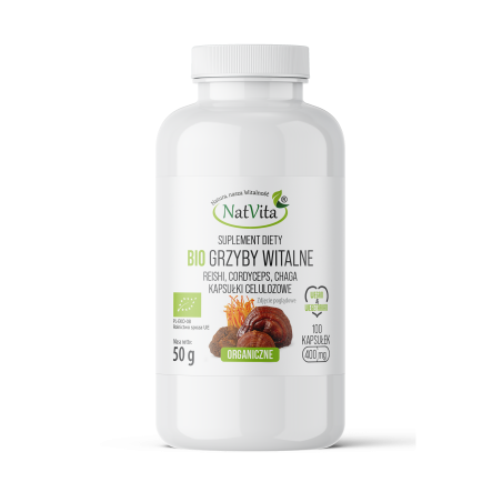 Grzyby Witalne BIO kapsułki 400mg - zdjęcie produktu