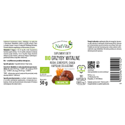 Grzyby Witalne BIO kapsułki 400mg