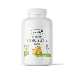 Maca BIO żółta tabletki 500mg
