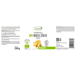 Maca BIO żółta tabletki 500mg