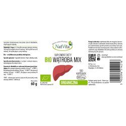 Wątroba BIO MIX kapsułki 600mg