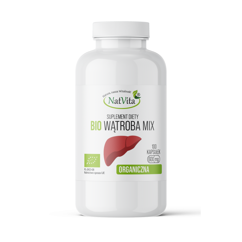 Wątroba BIO MIX kapsułki 600mg