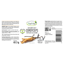 Cordyceps Sinensis kapsułki 655mg
